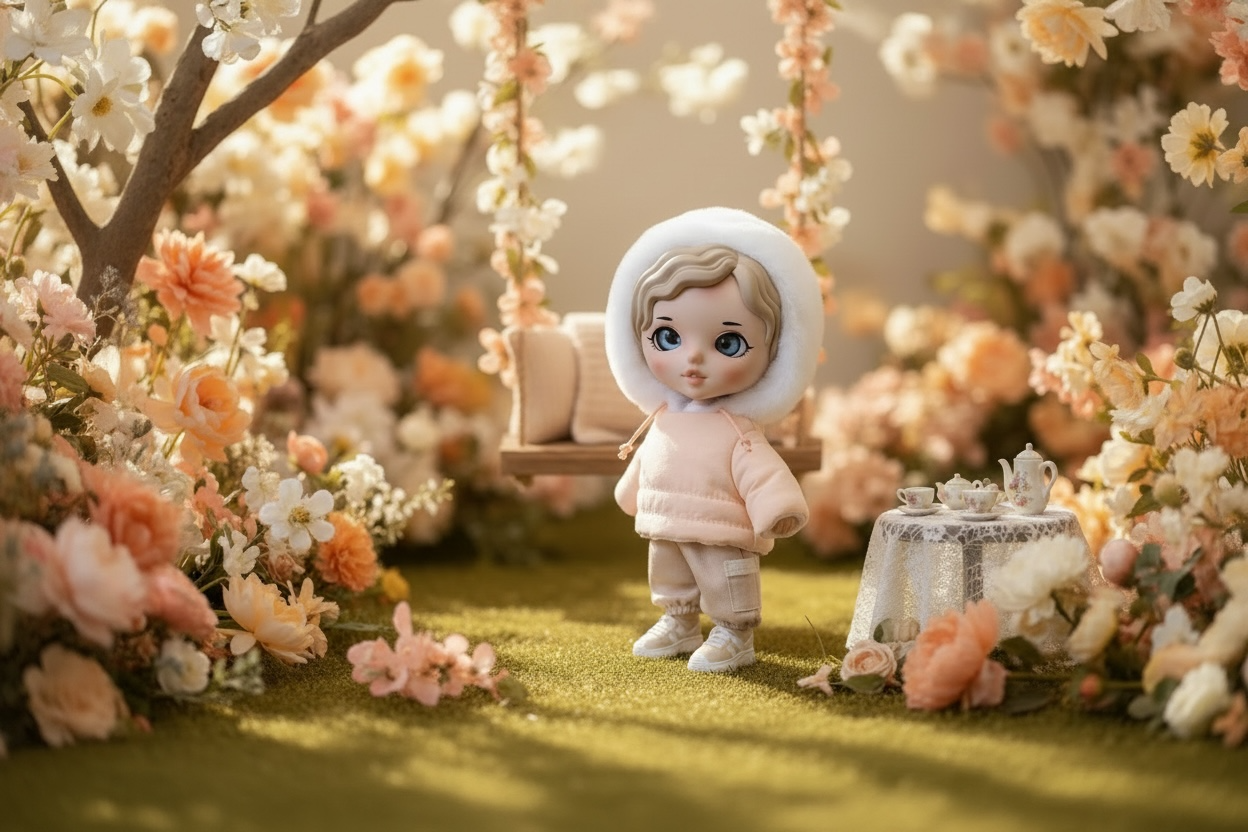GenZizi in flower garden