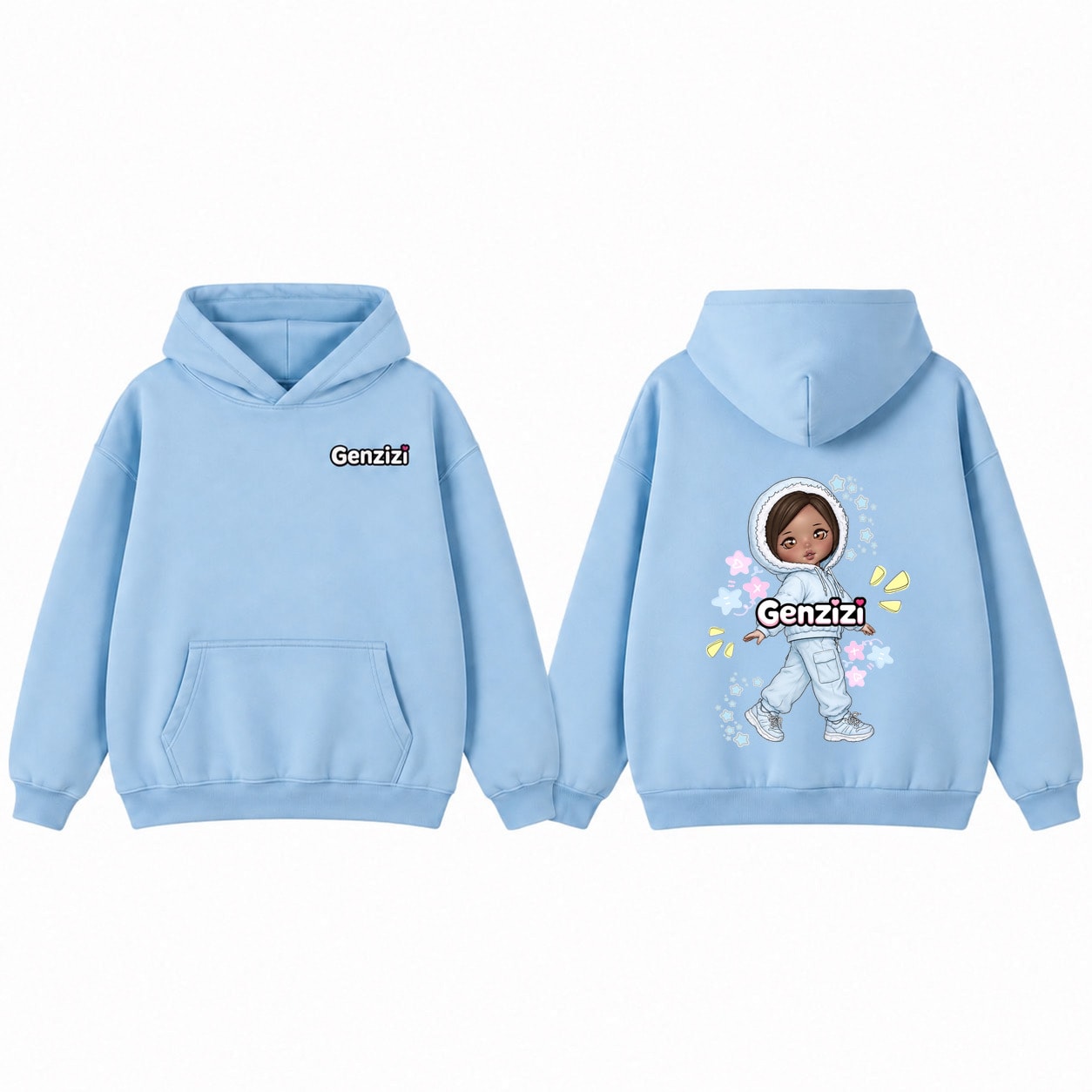 Blue Genzizi hoodie