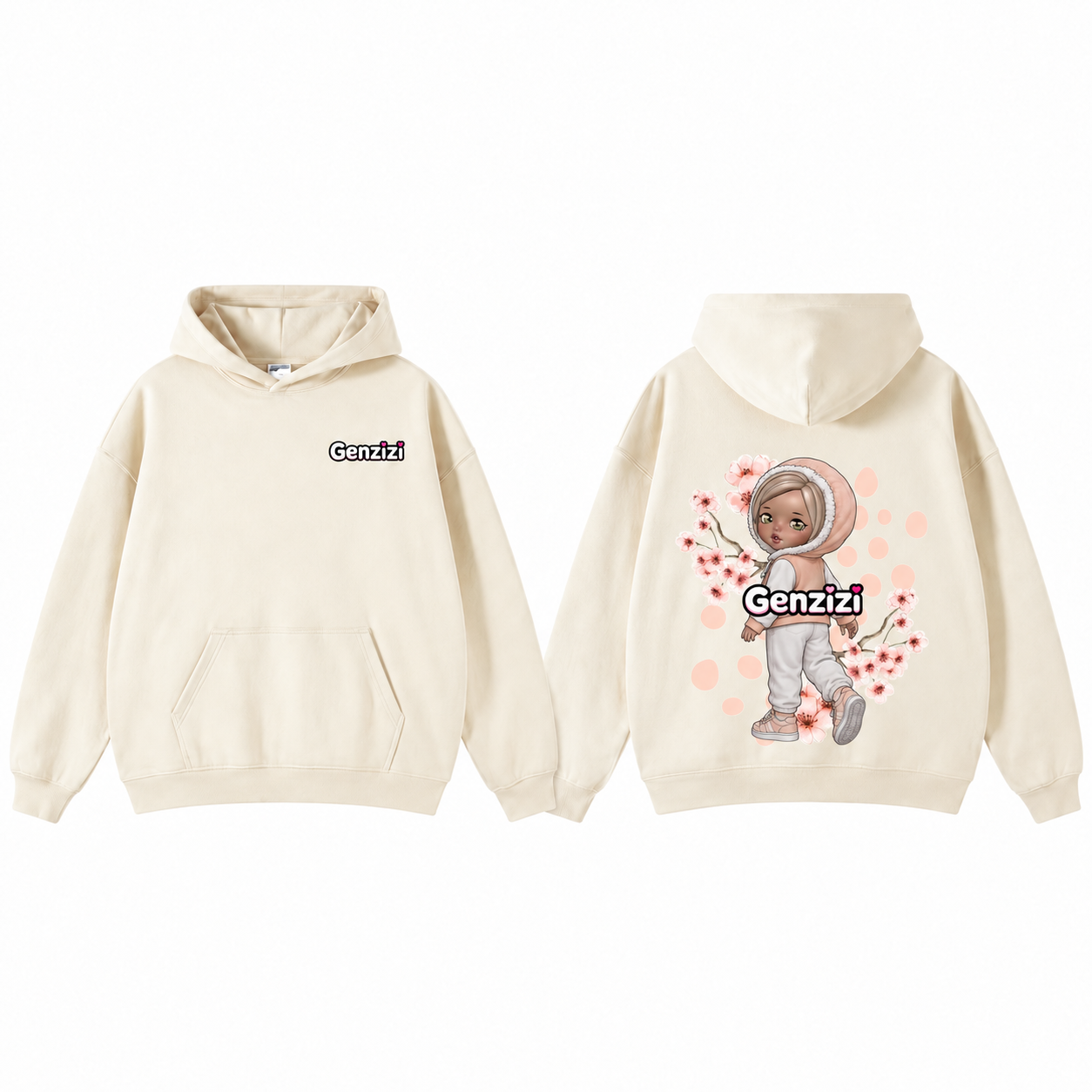 Cream Genzizi hoodie